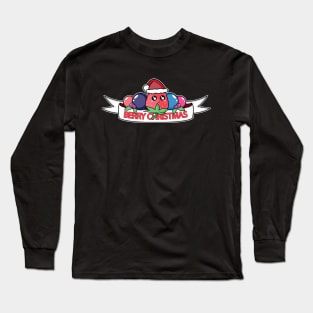 Berry Christmas (White Banner) Long Sleeve T-Shirt